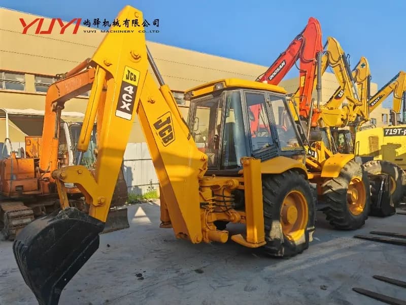 Cheap Price Used Jcb 4cx Backhoe Loader Wheel Mini Loader Good Condition