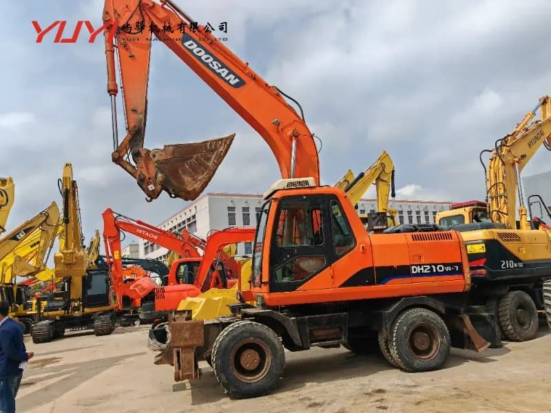 Doosan Dh210W-7 Wheel Excavator Dh210W-7 Hydraulic Excavator Used Dh210W-7 for Sale 21-Ton Wheel Excavator Price Dh210W-7 Specs