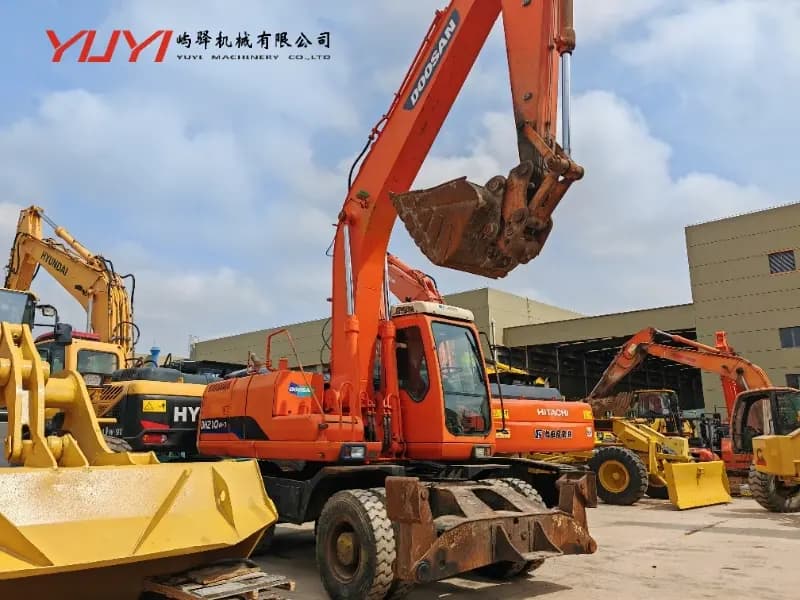 Doosan Dh210W-7 Wheel Excavator Dh210W-7 Hydraulic Excavator Used Dh210W-7 for Sale 21-Ton Wheel Excavator Price Dh210W-7 Specs