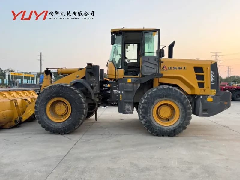 High Quality Used Sdlg 955f Wheel Loader Front End Loader with Core Engine Motor Bearing Components Hot Sale 5ton Loader