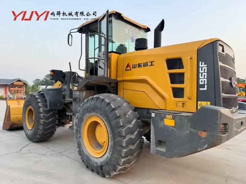 High Quality Used Sdlg 955f Wheel Loader Front End Loader with Core Engine Motor Bearing Components Hot Sale 5ton Loader