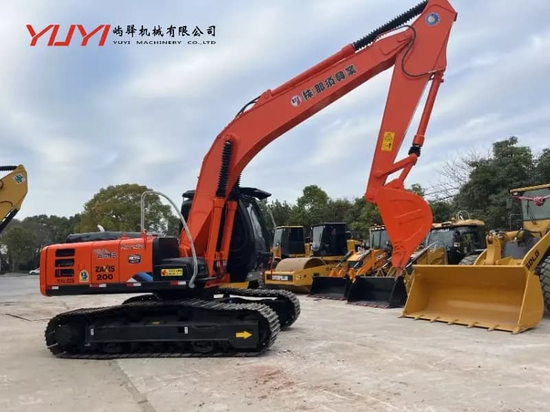 Hitachi Zx200 Excavator Zx200-5 Hydraulic Excavator Used Zx200 Construction Equipment 20-Ton Crawler Excavator Price Japan Zx200 Excavator Specs