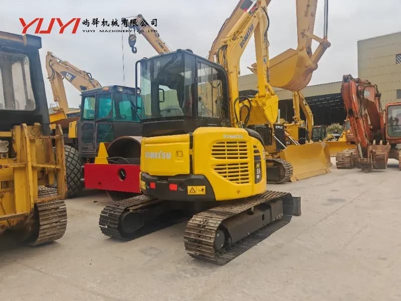 Hot Sale Used Komats PC55 Excavator Original Engine 5 Ton Mini Digger Original Used Komats PC55 Excavator