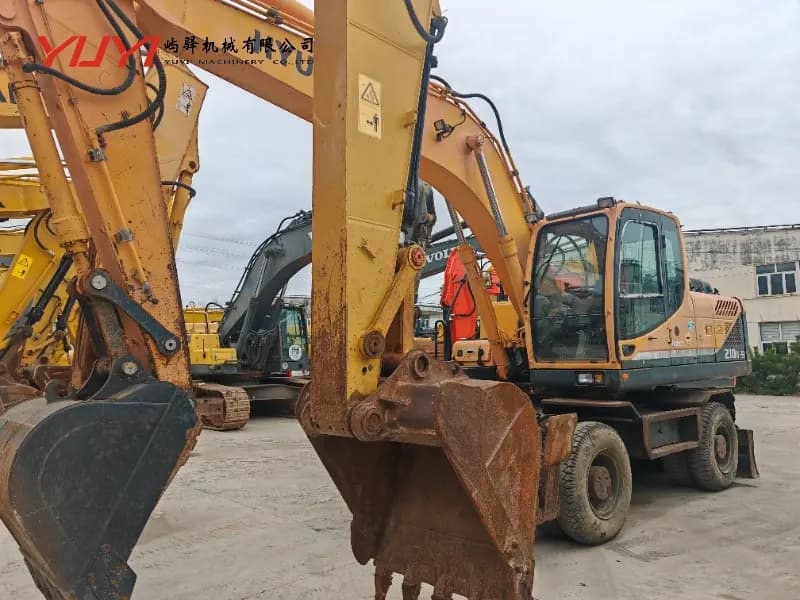 Hyundai 210W-9 Used Wheel Excavator Medium Wheel Excavator Used Wheel Excavator Hyundai 210W-7 210W-9 Wheel Excavator