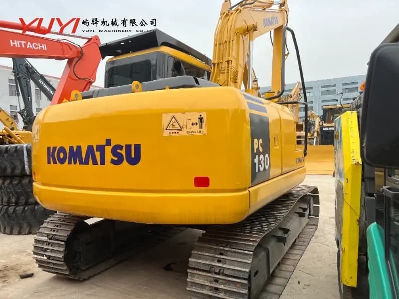 Japan Used Komats PC130 Hydraulic Crawler Excavator Second-Hand Mini Excavator Komats PC130-7