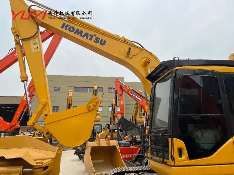 Japan Used Komats PC130 Hydraulic Crawler Excavator Second-Hand Mini Excavator Komats PC130-7