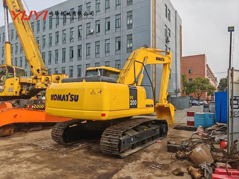Original Condition Komatsu PC200-8 Excavator 20 Ton Low Hour Japan Import Hydraulic Crawler Motor Engine Gear Pump Core