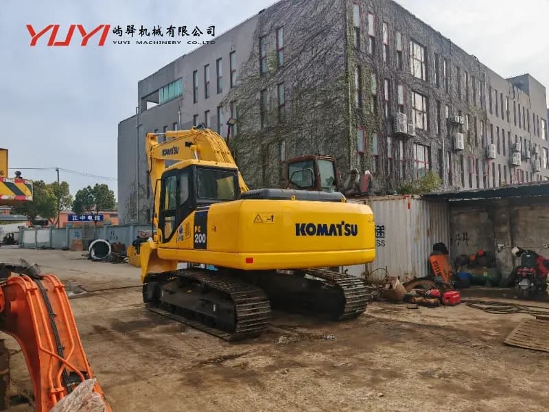 Original Condition Komatsu PC200-8 Excavator 20 Ton Low Hour Japan Import Hydraulic Crawler Motor Engine Gear Pump Core