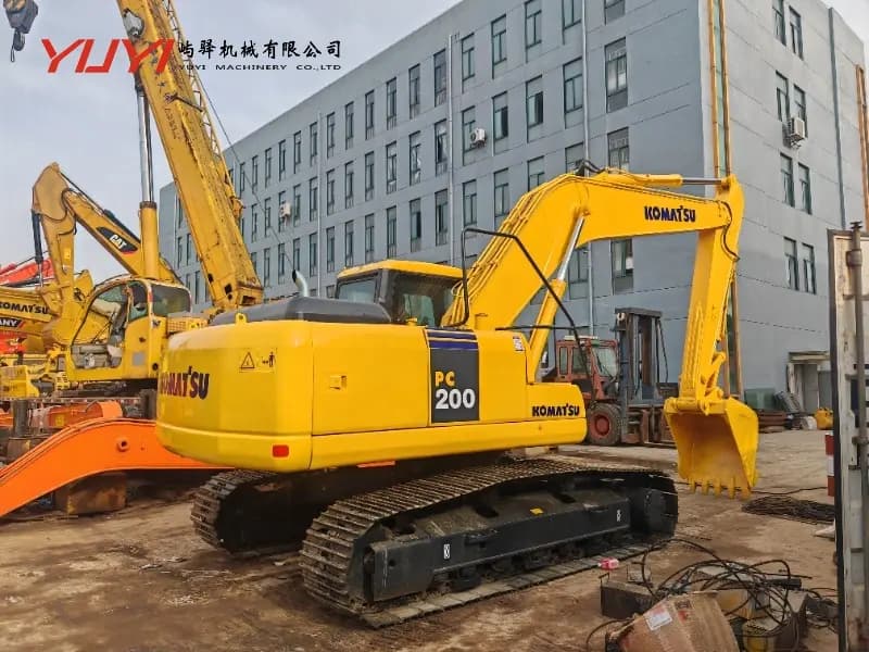 Original Condition Komatsu PC200-8 Excavator 20 Ton Low Hour Japan Import Hydraulic Crawler Motor Engine Gear Pump Core