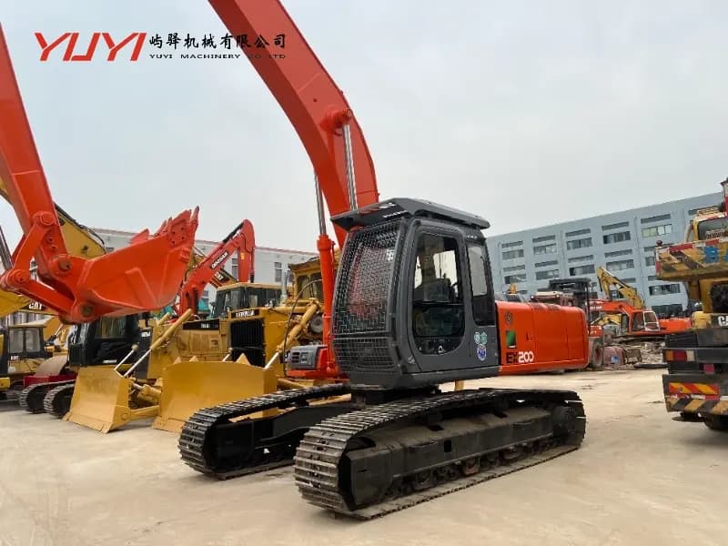 Original Used Hitachi Ex200 Long Arm Excavator Popular Construction Machinery 20 Ton for Deep Digging Well-Maintained