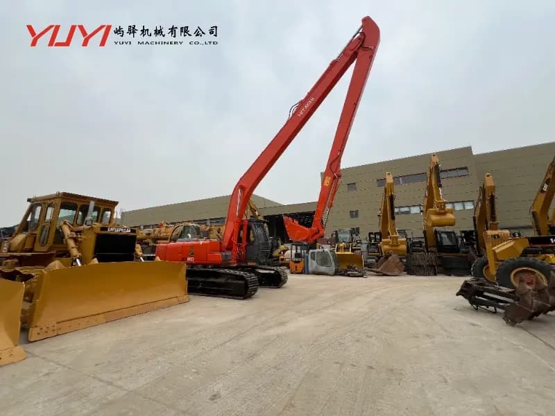 Original Used Hitachi Ex200 Long Arm Excavator Popular Construction Machinery 20 Ton for Deep Digging Well-Maintained