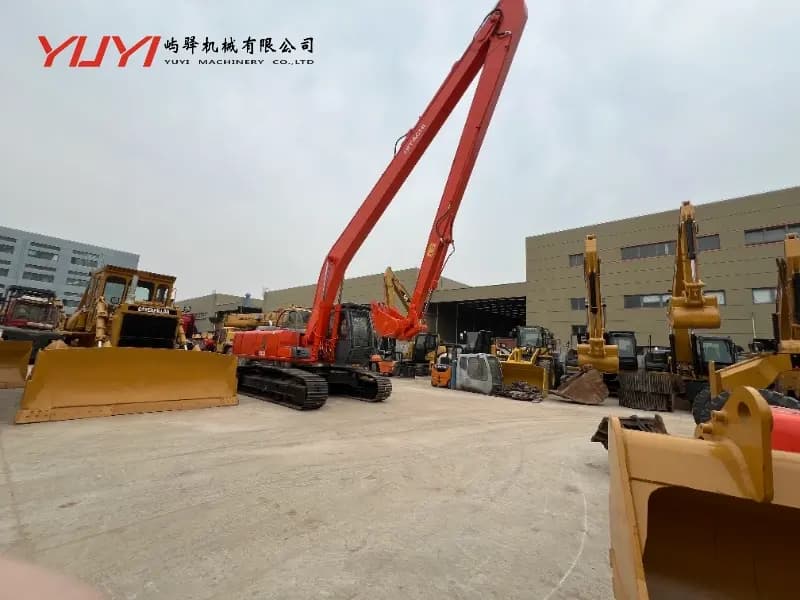 Original Used Hitachi Ex200 Long Arm Excavator Popular Construction Machinery 20 Ton for Deep Digging Well-Maintained