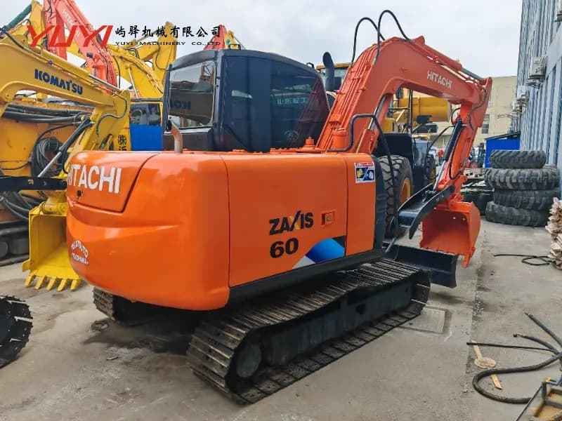 Second Hand Hitachi Zx60-5g Genuine Japan Original Hitachi Zx60 Mini Excavator Used Hitachi Zx60 Excavator Original 6 Ton Zx55