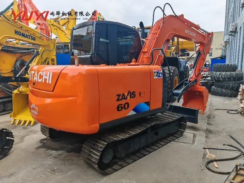 Second Hand Hitachi Zx60-5g Genuine Japan Original Hitachi Zx60 Mini Excavator Used Hitachi Zx60 Excavator Original 6 Ton Zx55