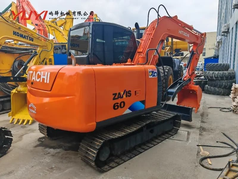 Second Hand Hitachi Zx60-5g Genuine Japan Original Hitachi Zx60 Mini Excavator Used Hitachi Zx60 Excavator Original 6 Ton Zx55