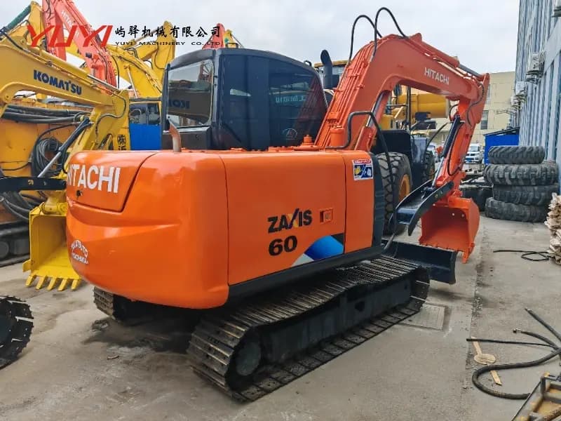 Second Hand Hitachi Zx60-5g Genuine Japan Original Hitachi Zx60 Mini Excavator Used Hitachi Zx60 Excavator Original 6 Ton Zx55