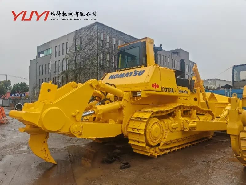 Used Bulldozer KOMATSU D375A Hot Sale 74-ton Best Seller Used KOMATSU Japan Stock KOMATSU D375A Good Working Condition