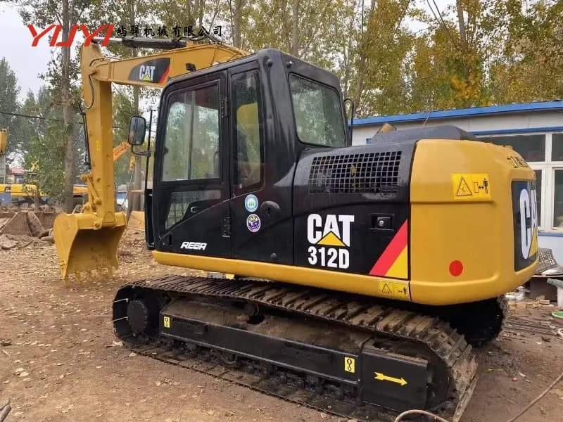 Used Cat 312D Excavator Caterpillar Original Mini Excavator in Good Condition