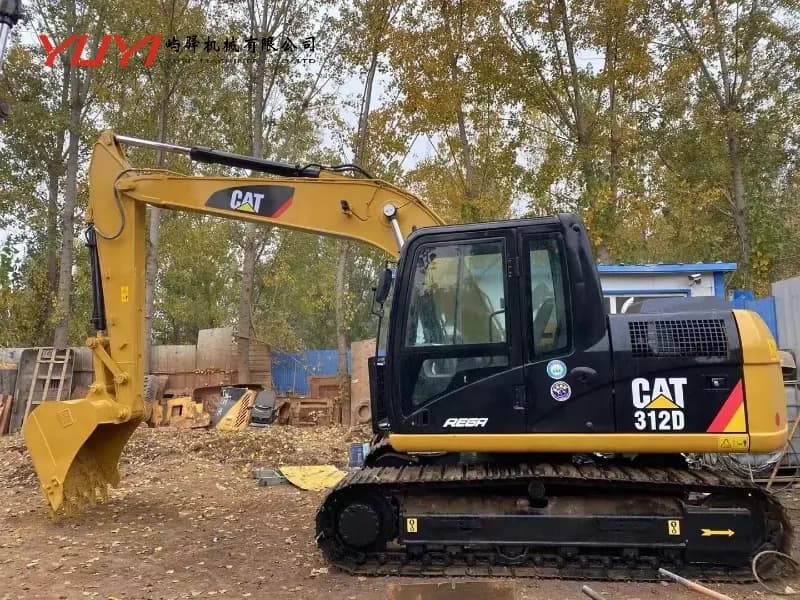 Used Cat 312D Excavator Caterpillar Original Mini Excavator in Good Condition