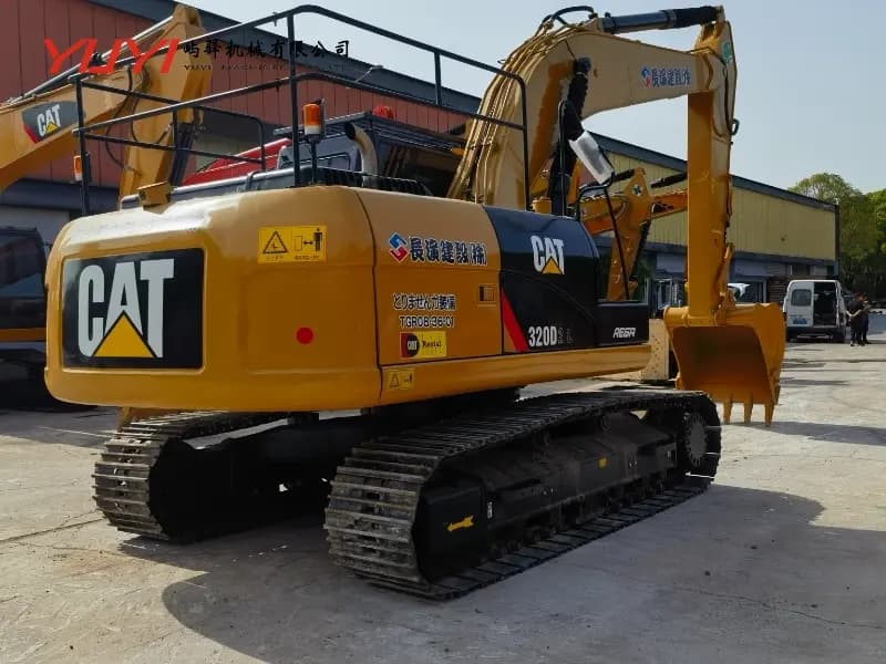 Used Cat 320d Excavator Caterpillar 320d2 325D 330d Second-Hand Crawler Excavator 20 Ton Digger Original Medium 323D 326D Excavator