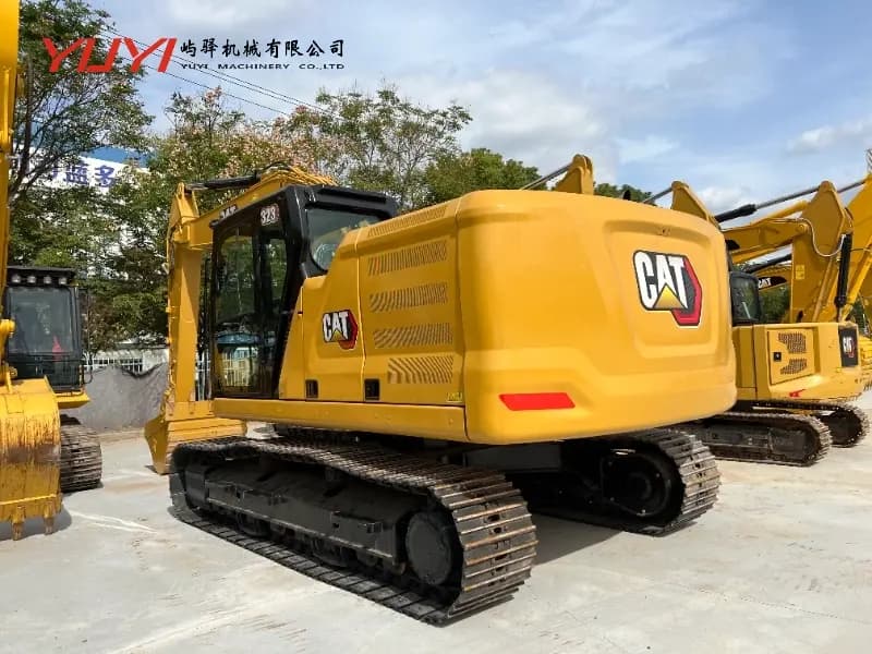Used Cat 323 Excavator Caterpillar 320d2 325D 330d Second-Hand Crawler Excavator 20 Ton Digger Original Medium 323D 326D Excavator