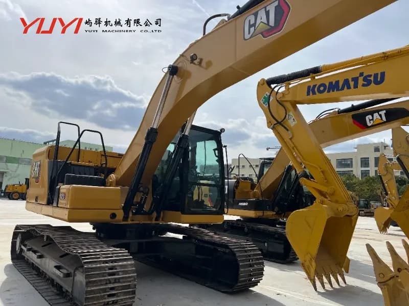 Used Cat 323 Excavator Caterpillar 320d2 325D 330d Second-Hand Crawler Excavator 20 Ton Digger Original Medium 323D 326D Excavator