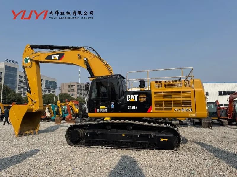 Used Cat 349d2 Excavator Caterpillar Large Original Excavator in Good Condition Construction Machinery