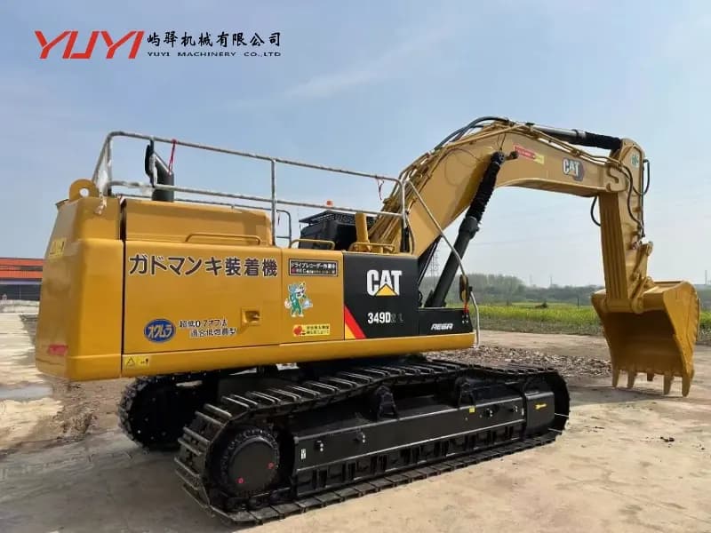 Used Cat 349d2 Excavator Caterpillar Large Original Excavator in Good Condition Construction Machinery