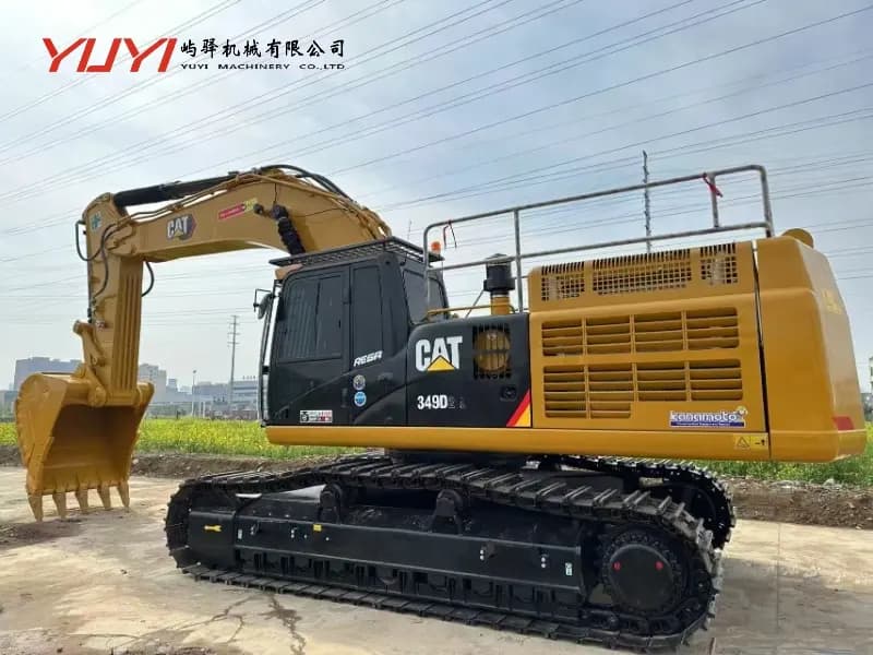Used Cat 349d2 Excavator Caterpillar Large Original Excavator in Good Condition Construction Machinery