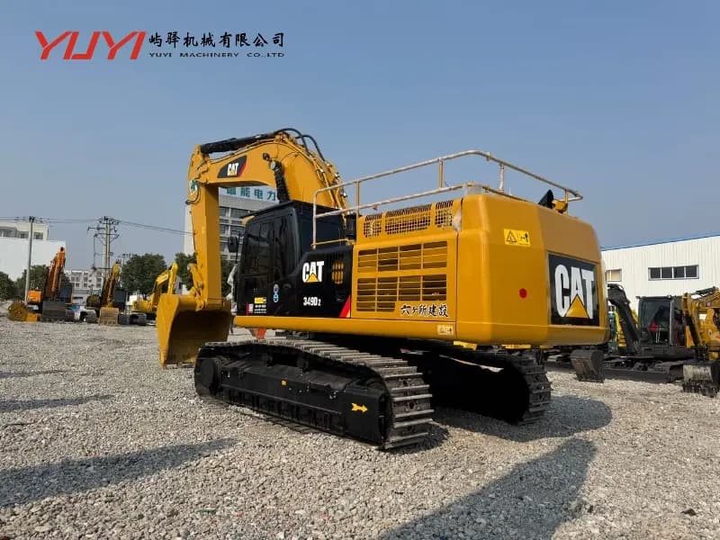 Used Cat 349d2 Excavator Caterpillar Large Original Excavator in Good Condition Construction Machinery