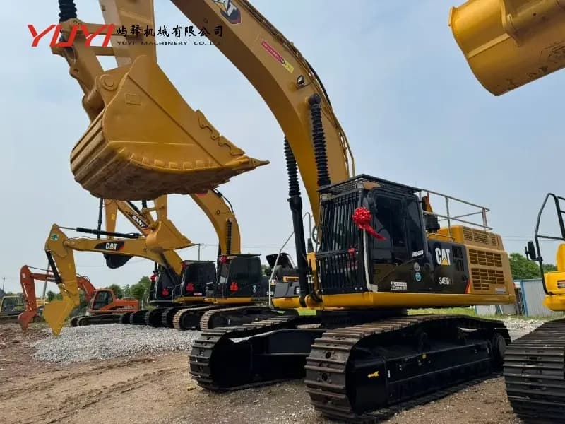 Used Cat 349d2 Excavator Caterpillar Large Original Excavator in Good Condition Construction Machinery