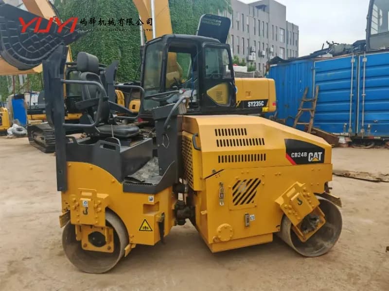 Used Cat CB24b Road Roller Second Hand Compactor Road Roller
