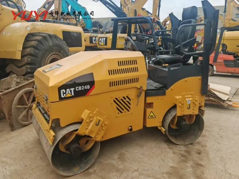 Used Cat CB24b Road Roller Second Hand Compactor Road Roller