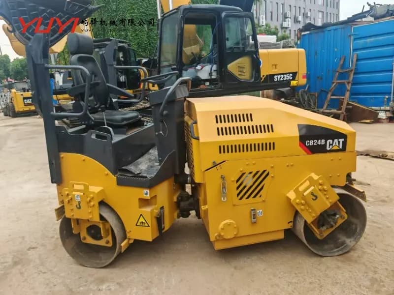 Used Cat CB24b Road Roller Second Hand Compactor Road Roller