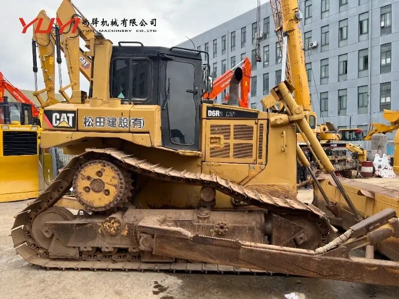 Used Cat D6r-3 Bulldozer Well-Maintained Strong Running Good Undercarriage All Original Cat D6r Cheap Durable