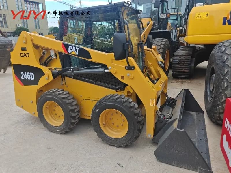 Used Cat Mini Loader Cat 246D Skid Wheel Loader Used Caterpillar Machinery Used Wheel Loader for Sale