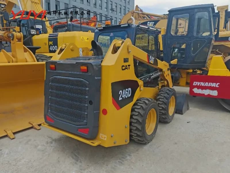 Used Cat Mini Loader Cat 246D Skid Wheel Loader Used Caterpillar Machinery Used Wheel Loader for Sale