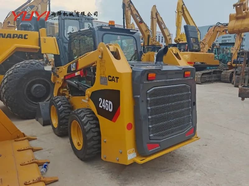 Used Cat Mini Loader Cat 246D Skid Wheel Loader Used Caterpillar Machinery Used Wheel Loader for Sale