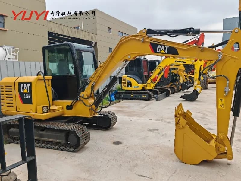 Used Caterpillar Cat 306e Mini Excavator Second-Hand Original Mini Cat Excavator in Good Condition 6 Tons Mini Excavator Original From Japan