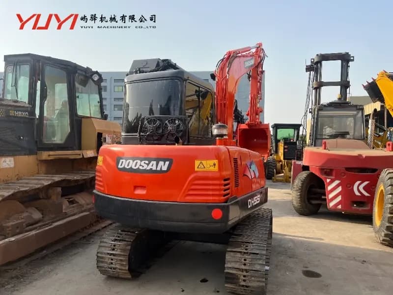 Used Doosan Dh55 Mini Excavator 5 Ton Doosan Hydraulic Crawler Mini Excavator Dh55 for Sale