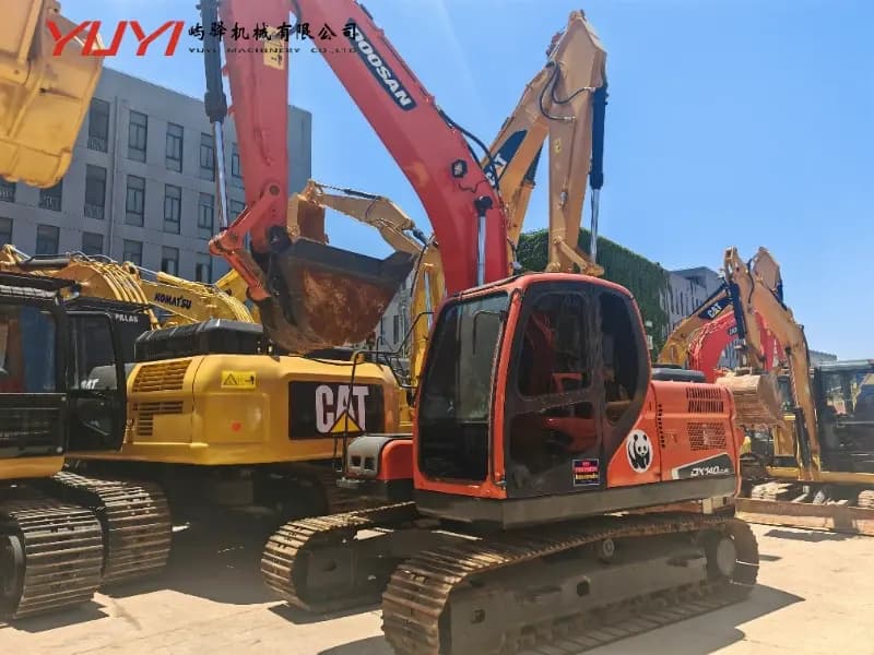 Used Doosan Excavators Original Doosan Dx140LC-9c Excavator Original Excavators From South Korea Hot