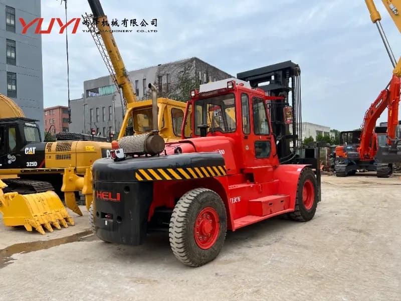 Used Heli 160 Forklift OEM Parts Hot Sale Low Hours 16 Ton Capacity Secondhand Heli Cpcd160 Forklift 16t Fork Lift for Sale