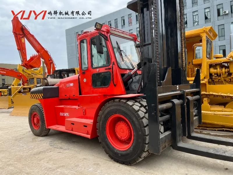 Used Heli 160 Forklift OEM Parts Hot Sale Low Hours 16 Ton Capacity Secondhand Heli Cpcd160 Forklift 16t Fork Lift for Sale