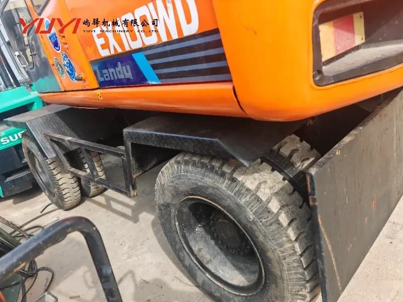 Used Hitachi Ex100d Wheel Excavator Second Hand Hitachi Ex100d Original Japan Quality Hot Sale Hitachi Ex100d Excavator