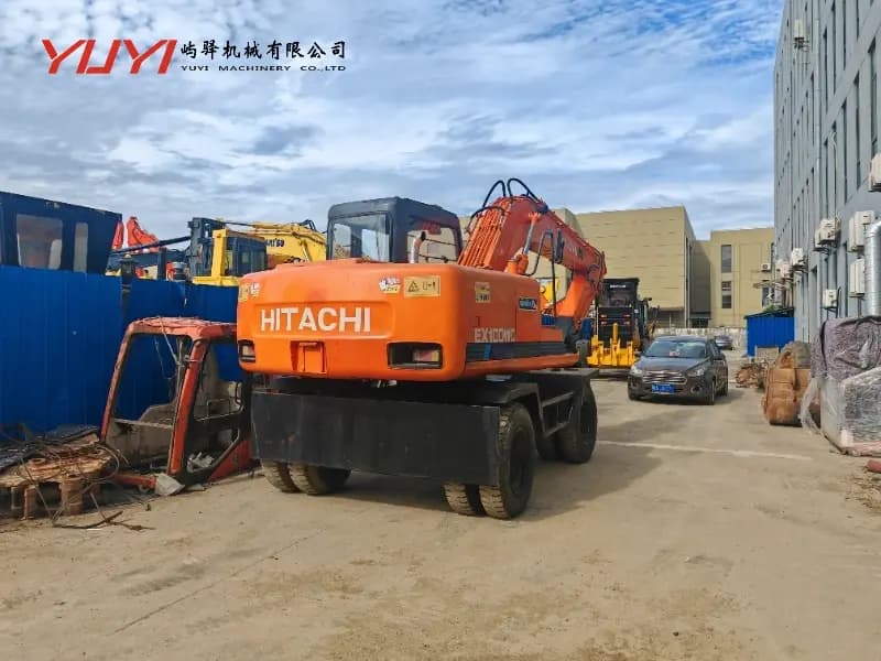 Used Hitachi Ex100d Wheel Excavator Second Hand Hitachi Ex100d Original Japan Quality Hot Sale Hitachi Ex100d Excavator
