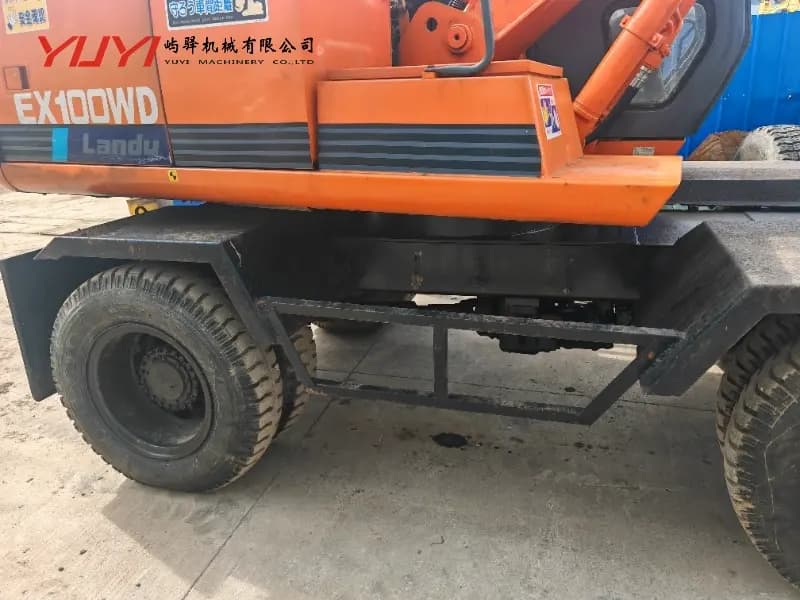 Used Hitachi Ex100d Wheel Excavator Second Hand Hitachi Ex100d Original Japan Quality Hot Sale Hitachi Ex100d Excavator