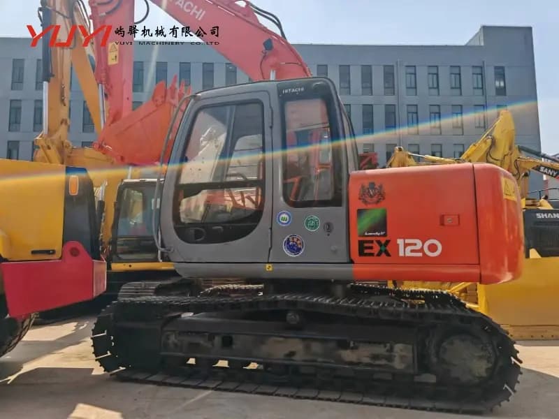 Used Hitachi Ex120 Excavator Orginal Mini 12 Tons Excavator From Japan Hot Selling