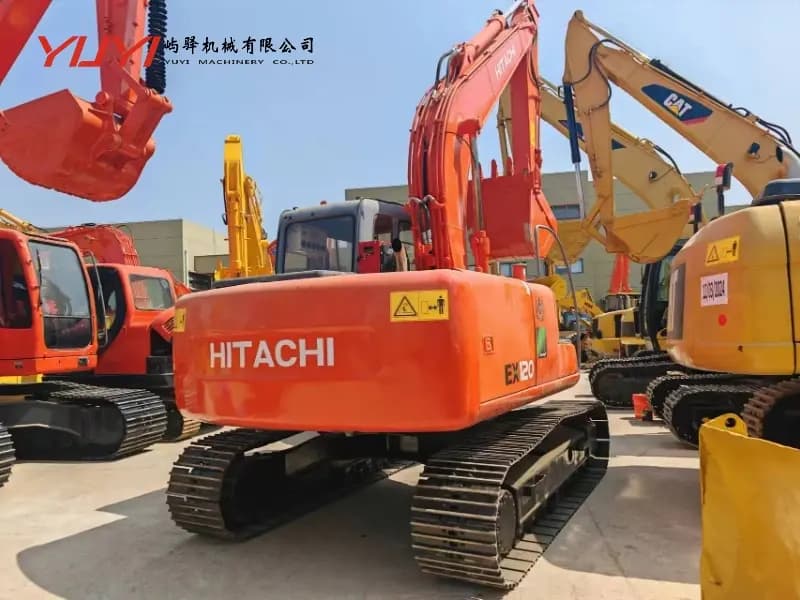 Used Hitachi Ex120 Excavator Orginal Mini 12 Tons Excavator From Japan Hot Selling