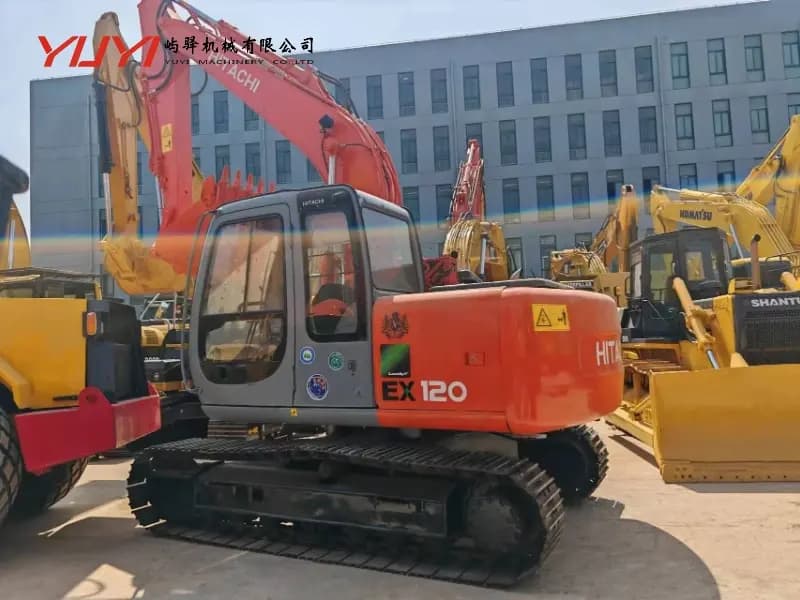 Used Hitachi Ex120 Excavator Orginal Mini 12 Tons Excavator From Japan Hot Selling