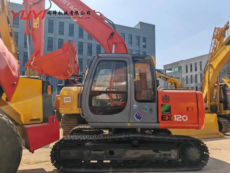 Used Hitachi Ex120 Excavator Orginal Mini 12 Tons Excavator From Japan Hot Selling